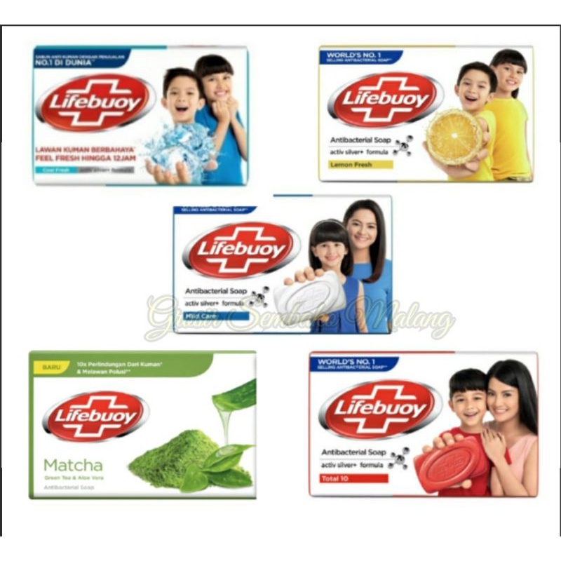 SABUN LIFEBUOY BATANG 70 GR / LIFEBUOY SABUN BATANG 70 GR / LIFEBUOY MATCHA / LIFEBUOY TOTAL 10 / LI