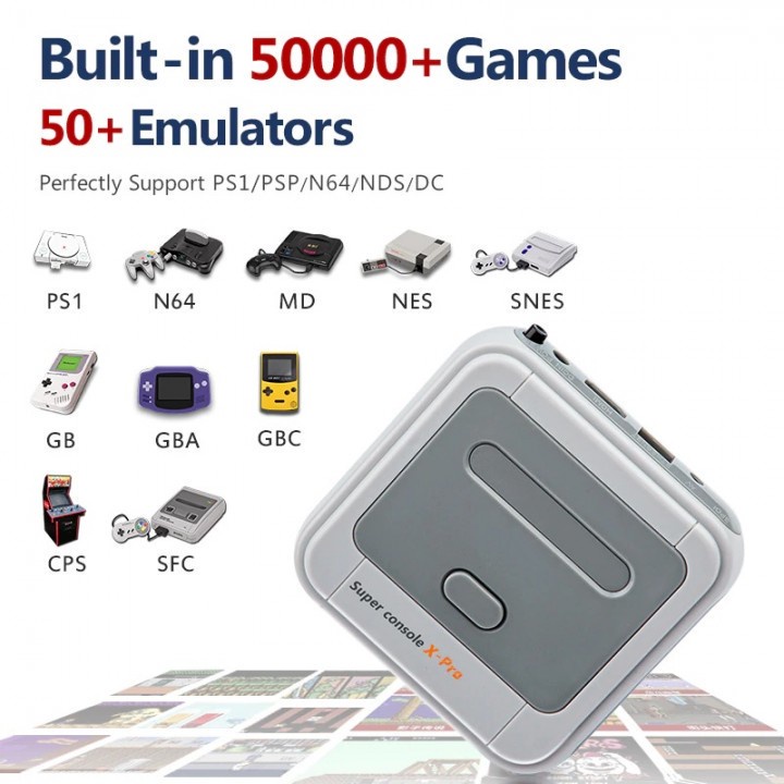84 Super Console X-PRO 256GB - Retro Game Console Built-in 50000 Games