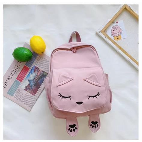 BPT  Tas Ransel Backpack Anak Sekolah TK/SD Karakter Kartun kucing malu gaya korea new 2023