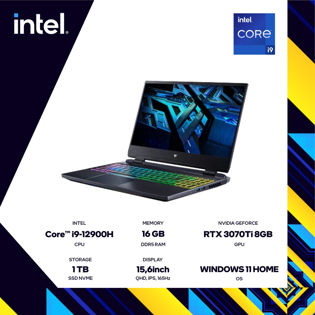 ACER Predator Helios 300 PH315-55 i9-12900H RTX3070Ti 16G 512G QHD W11