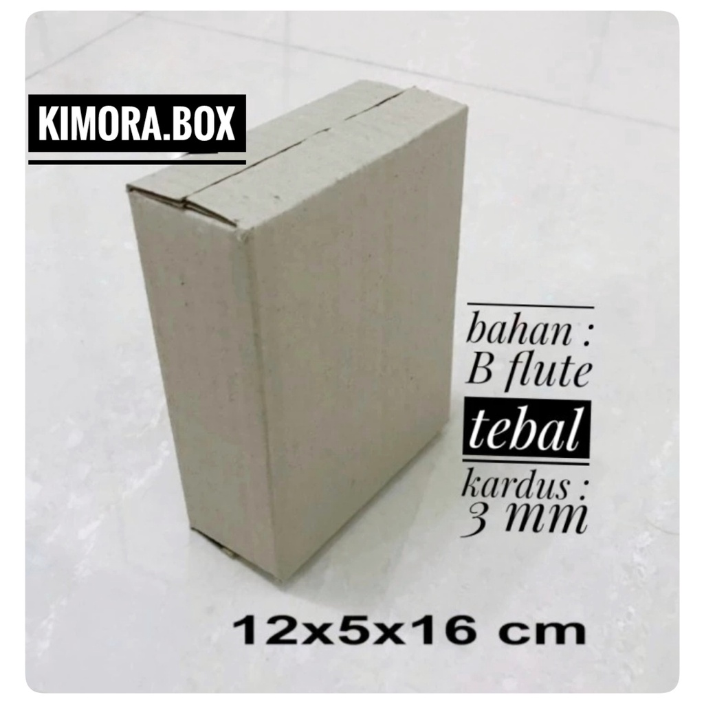

Kardus karton uk. 12x5x16 cm Kotak Box ST untuk packing Souvenir