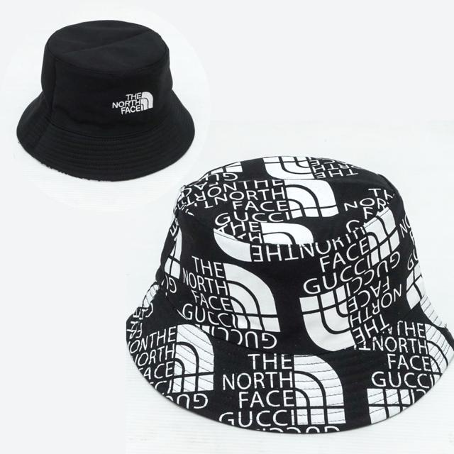 Topi Bucket Hat The North Face Import Mirror / Bucket Hat Bolak Balik