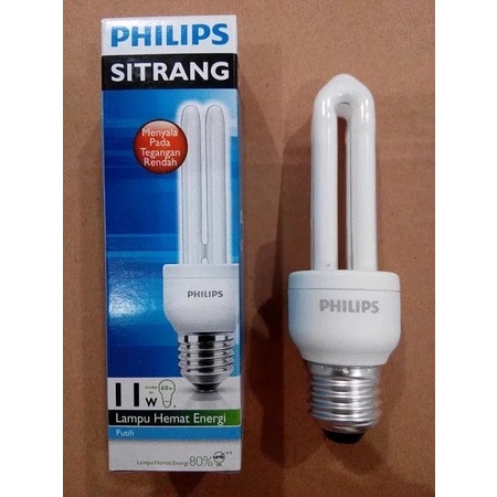 LAMPU PHILIPS SITRANG 11W PUTIH