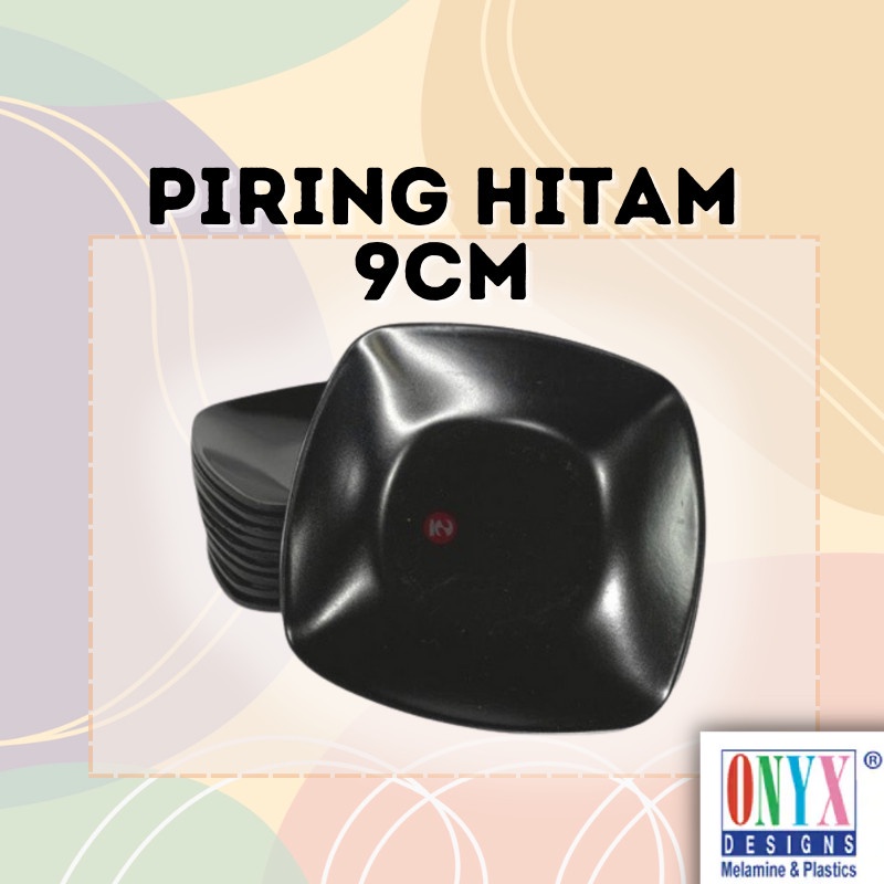 Pisin Sambal Melamin - Piring Sambal Sekat - Piring Sambal Kotak [Paket Kombo - Campur]