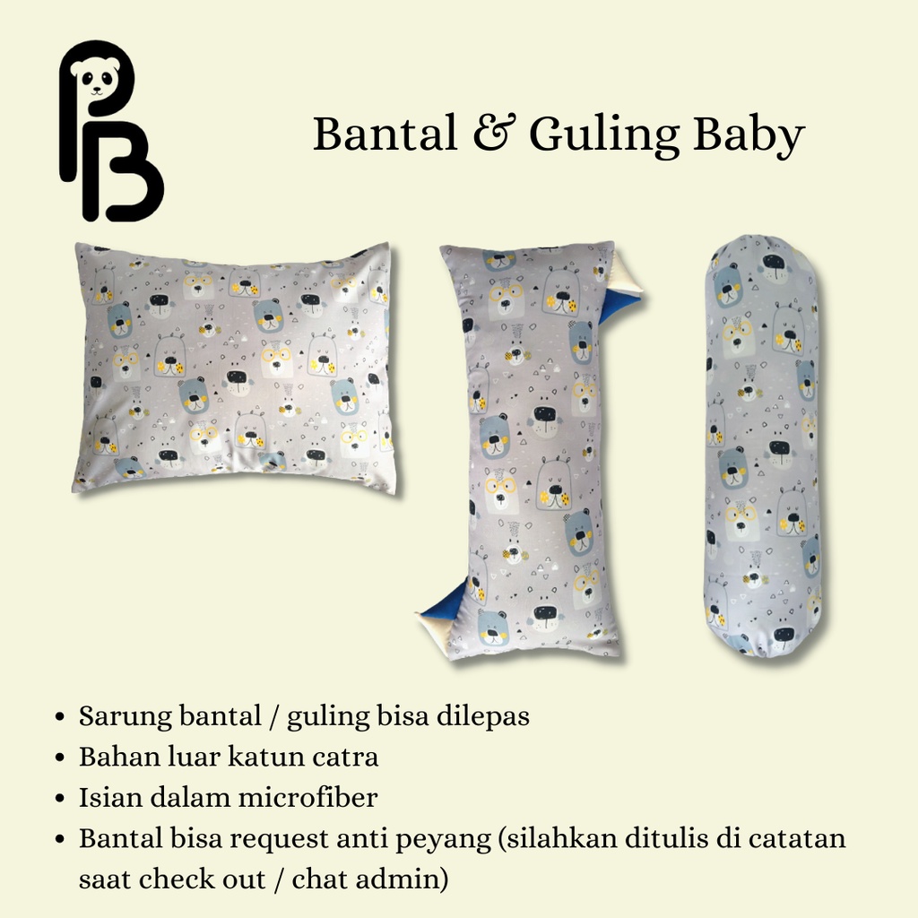 Precious Baby | Guling Bayi 2 in 1 Premium / Pillow Hug | Microfiber Impor | Bisa Pilih Motif | Baby Pillows | Guling Baby | Baby Bolster | Guling Anak | Guling Kids | Guling Precious Baby | Souvenir Baby / Hadiah Bayi