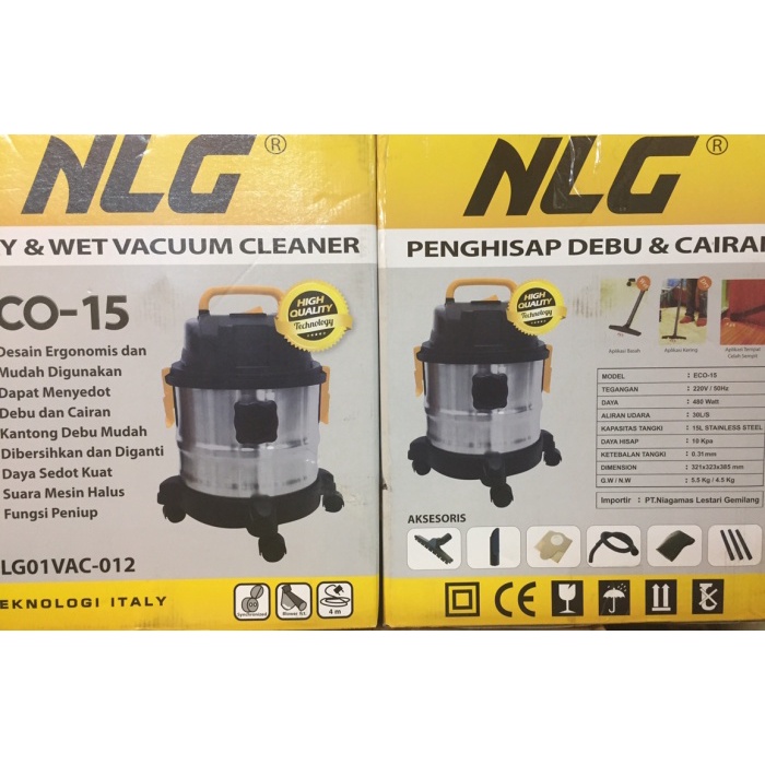 VACUUM CLEANER NLG ECO15 MESIN SEDOT DEBU
