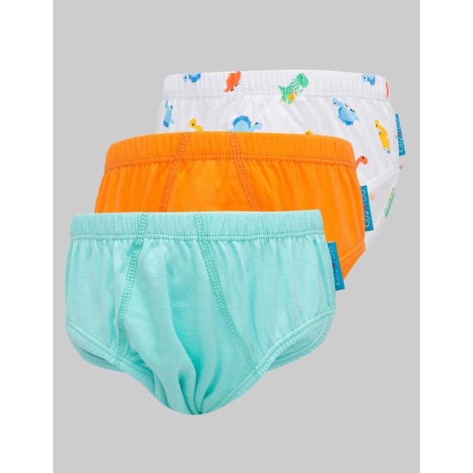 Kidz Too Celana Dalam Anak Laki-Laki Pack Of 3 Boys Dino 115005174 - ASSORTIVE COLOR,L