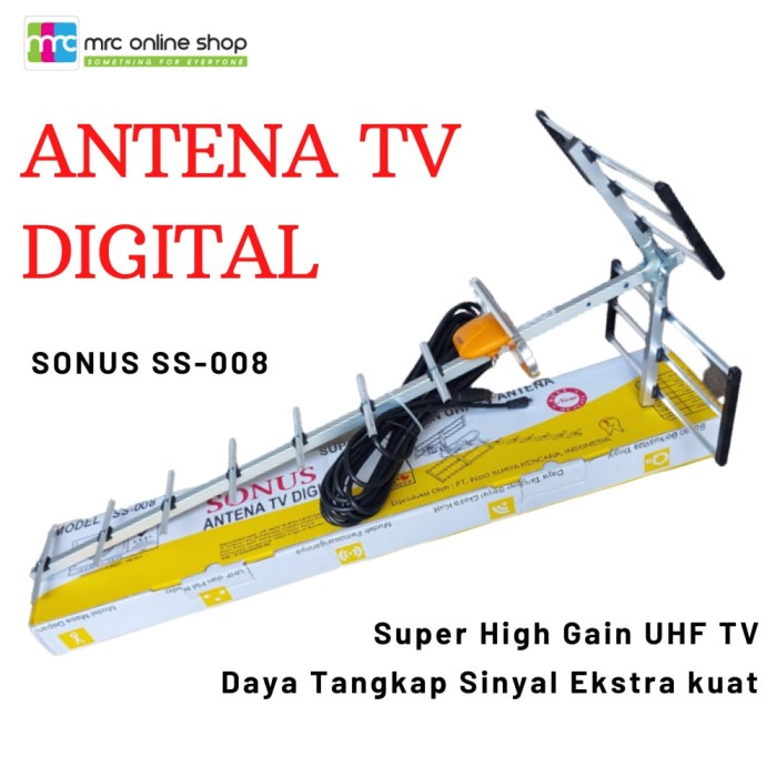 Tv Antena Tv Digital Outdoor High Gain Uhf Antena Luar