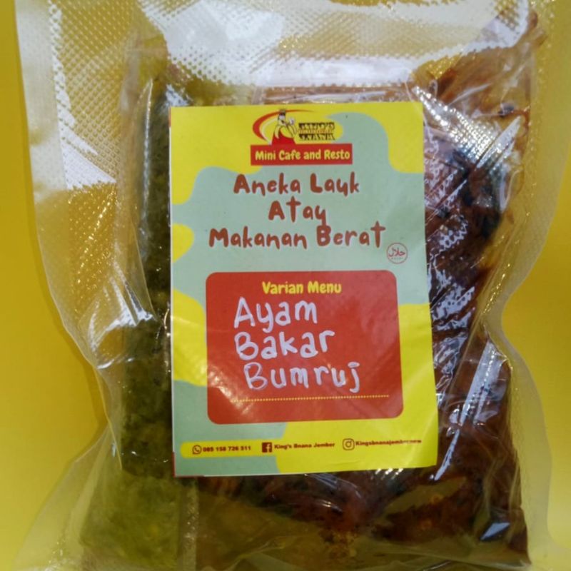 

AYAM BAKAR BUMBU RUJAK/ISI 3/BISA DI VAKUM