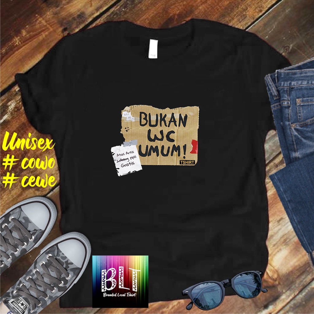 Cod Diskon Promo Gratis Ongkir/Kaos dtf BUKAN WC UMUM/Kaos Terlaris Kualitas Terjamin Kaos Pria Distro /Kaos Murah Kaos katun/Pakaian Pria  Pakaian Wanita Kaos Viral/Best Seller