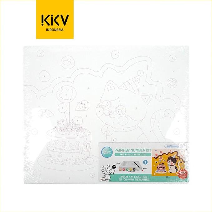 

KKV Set Lukis Canvas DIY Berbagai Tema LangerCanvas Painting Kit