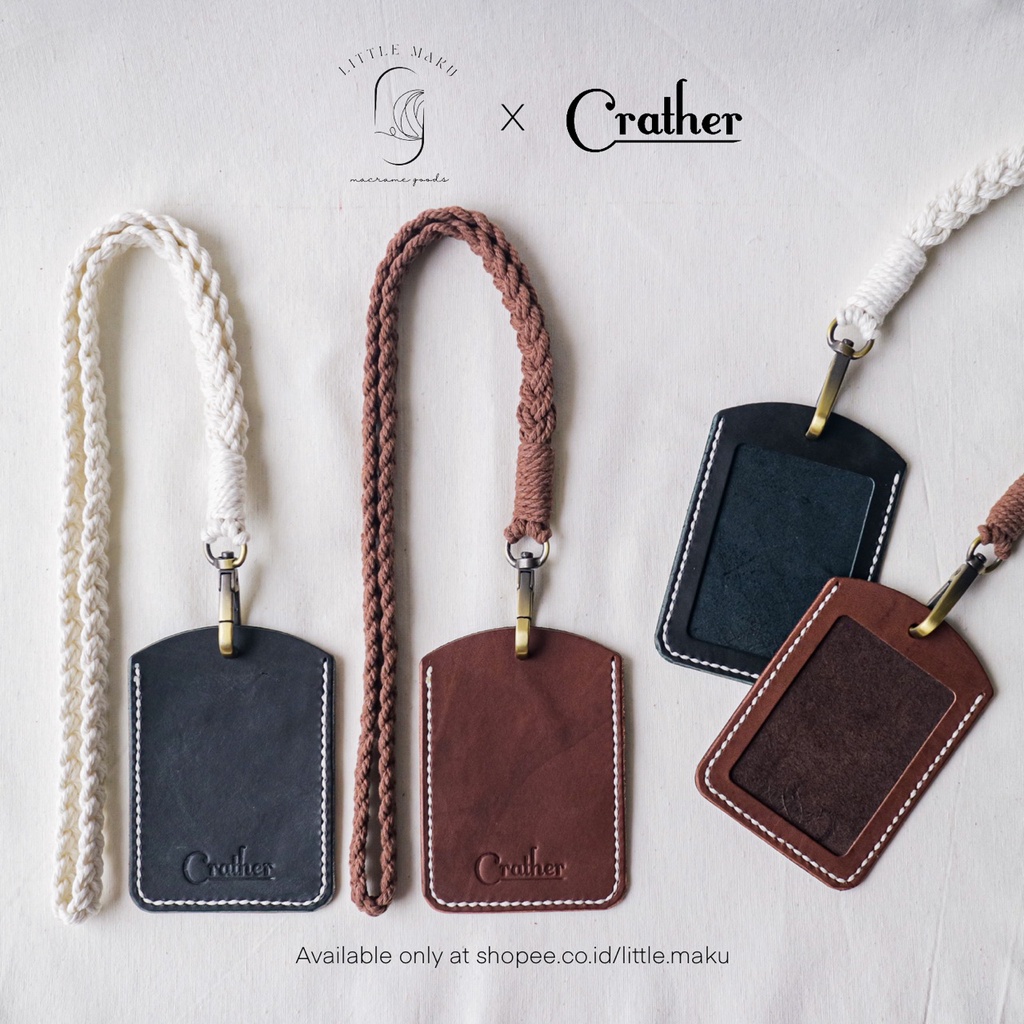 

Little Maku X Crather Indonesia | Lanyard ID Card - NAMI | Name Tag & Macrame Lanyard