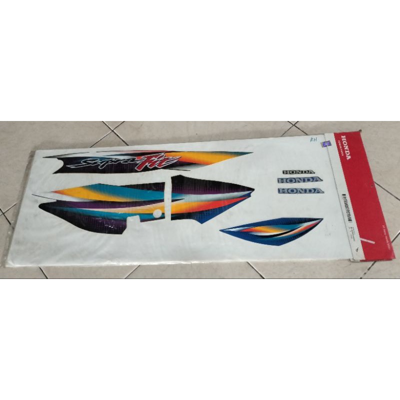 STIKER STRIPING SUPRA FIT LAMA OLD ORIGINAL AHM