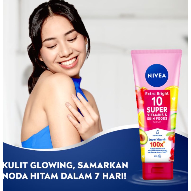 Nivea Extra Bright Vitamins &amp; Skin Foods Serum 180ml