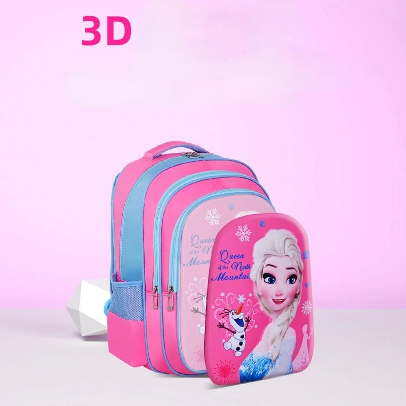 Tas Sekolah Karakter 3D Lucu / Tas Import 3D Timbul / Tas Sekolah TK-SD Ransel 3D Emboss