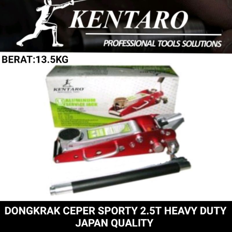 dongkrak ceper sporty 2.5T (13.5kg) kentaro japan quality