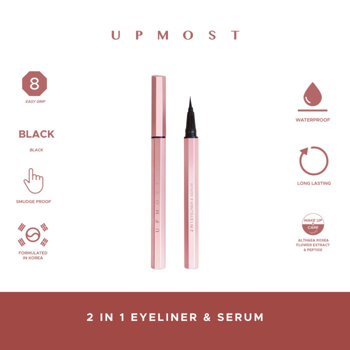UPMOST BEAUTE 2 IN 1 EYELINER & SERUM