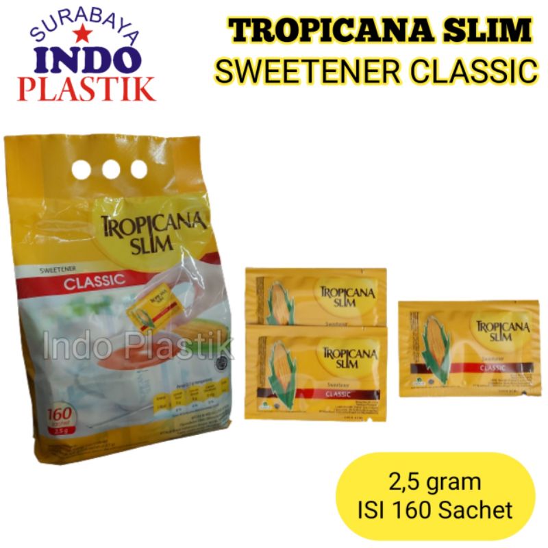 

Gula Diet Tropicana Slim Isi 160 Sachet Gula rendah kalori Gula tropicana slim Tropicana SLIM sweetener classic