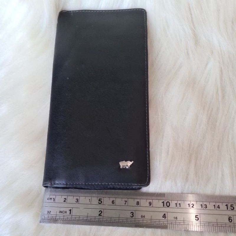 DOMPET KULIT BRAUN BUFFEL PRELOVED ORI