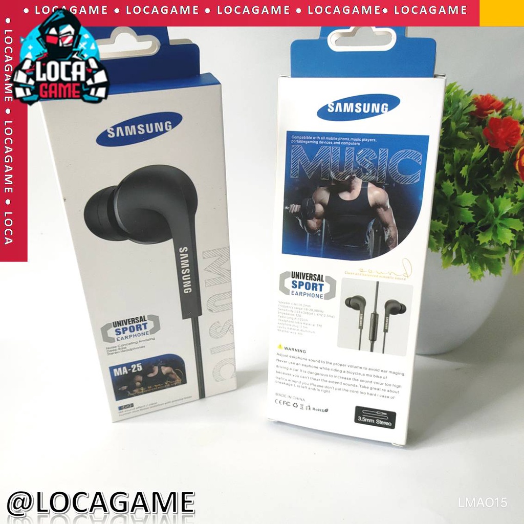 HEADSET | HANDSFREE | HF SPORT EARPHONE SAMSUNG MA-25