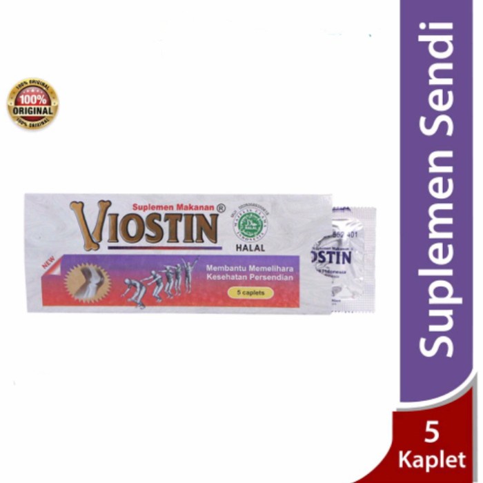 Viostin ds 1strip 5 kaplet / suplemen sendi