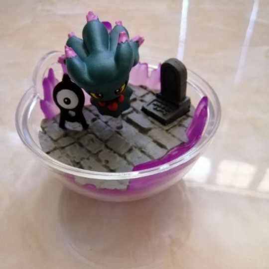 

6 Vol - Murah PCS Pokemon Jual Terrarium Figure set 3 Collection Rement Candy Toy MISDREAVUS