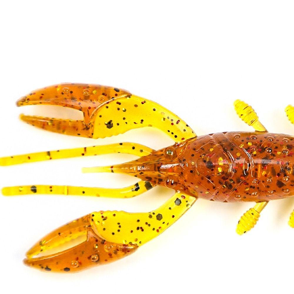 Top 50mm/65mm Umpan Ikan Udang Bass Swimbait Mengambang Silicone Baits