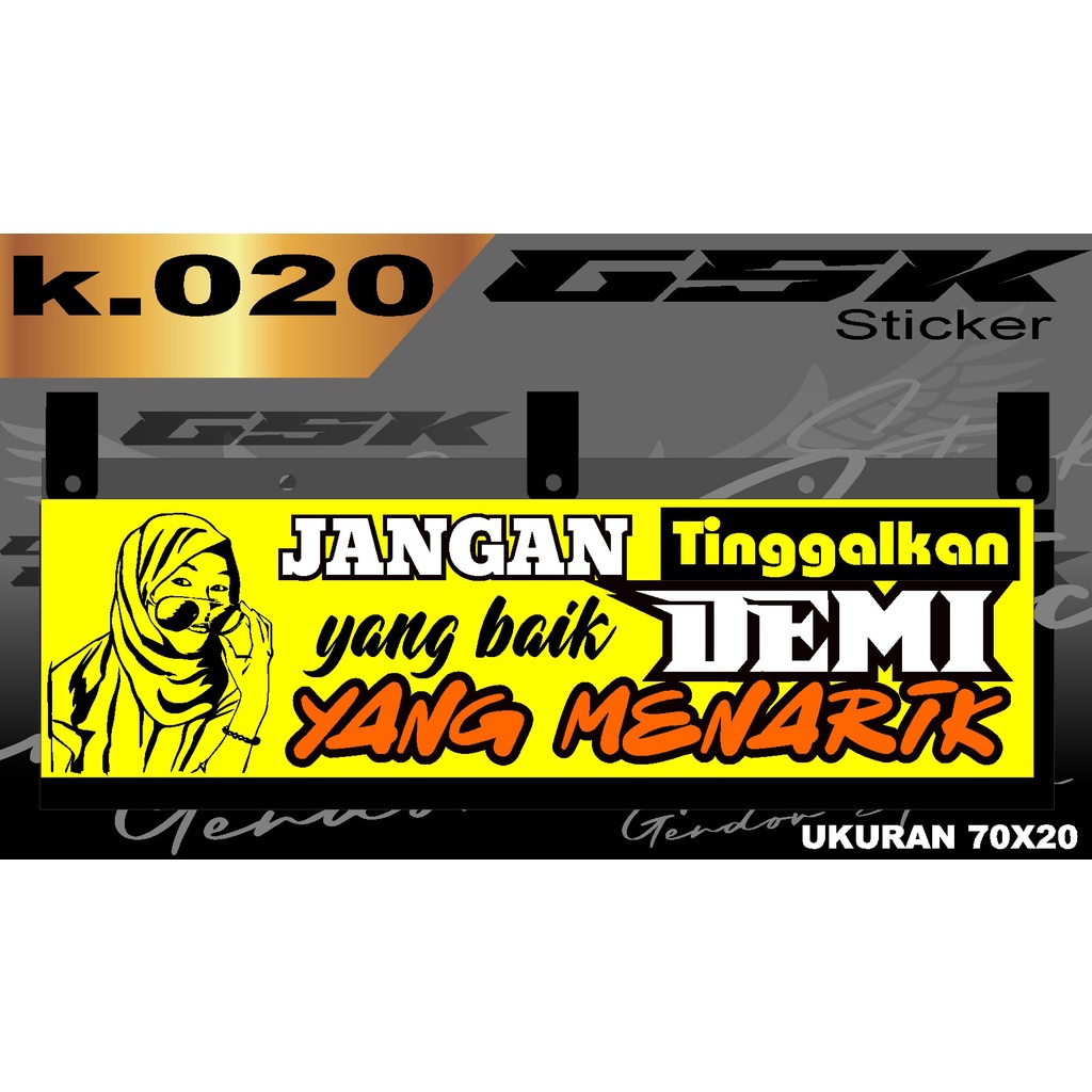 Stiker Cutting Karpet Belakang Truk All Sticker Variasi Karpet K.020