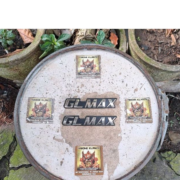 emblem box tepong aki gl max glmax ORIGINAL emblem tutup aki honda gl max gl max emblem cover aki gl