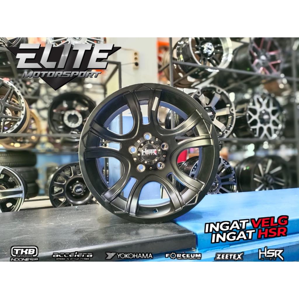 Velg Mobil Rush Terios Innova CRV Ring 16 Lebar 8 Lubang 5x114.3 HSR PEAK