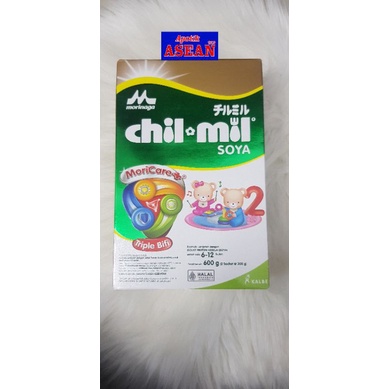 CHIL*MIL SOYA MORINAGA 6-12 BULAN 600GR ( 2SASHET@300GR )