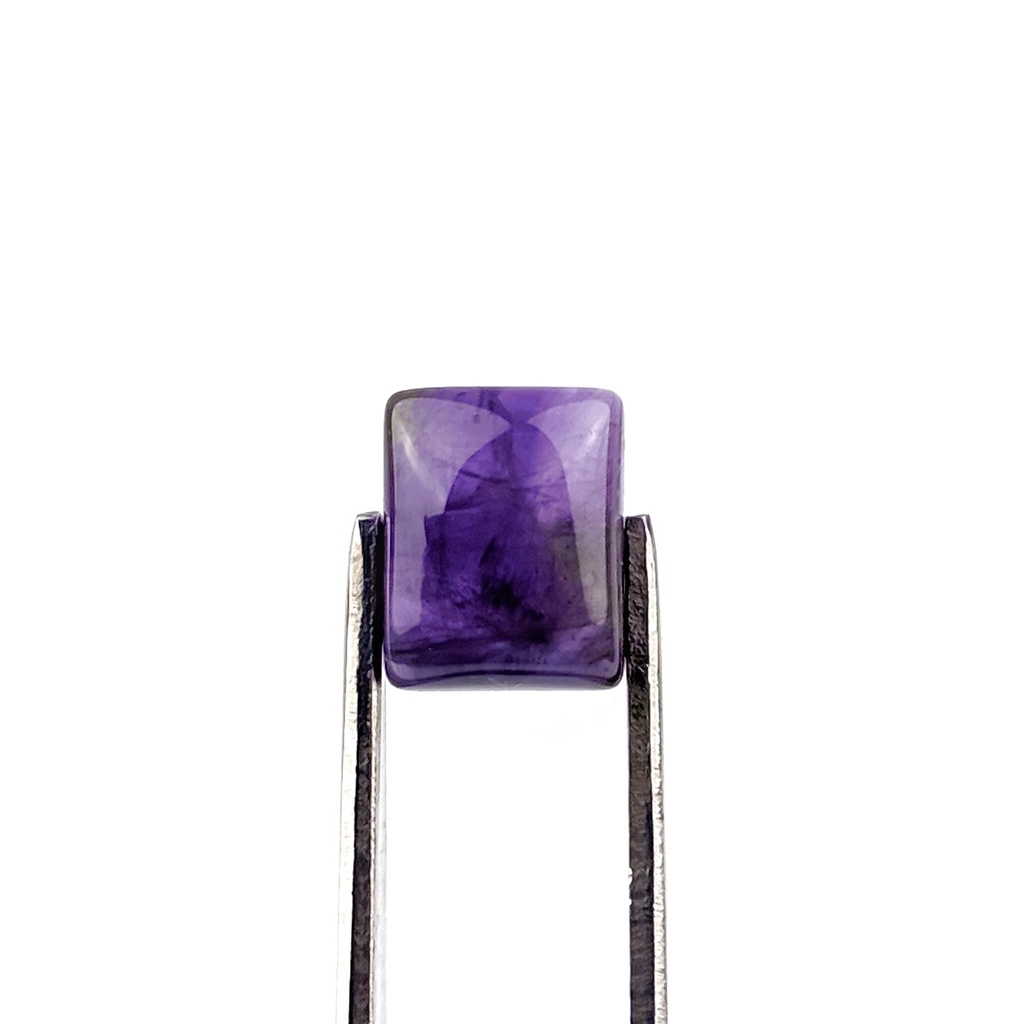 Natural Batu Akik Kecubung Ungu Square Amethyst Quartz