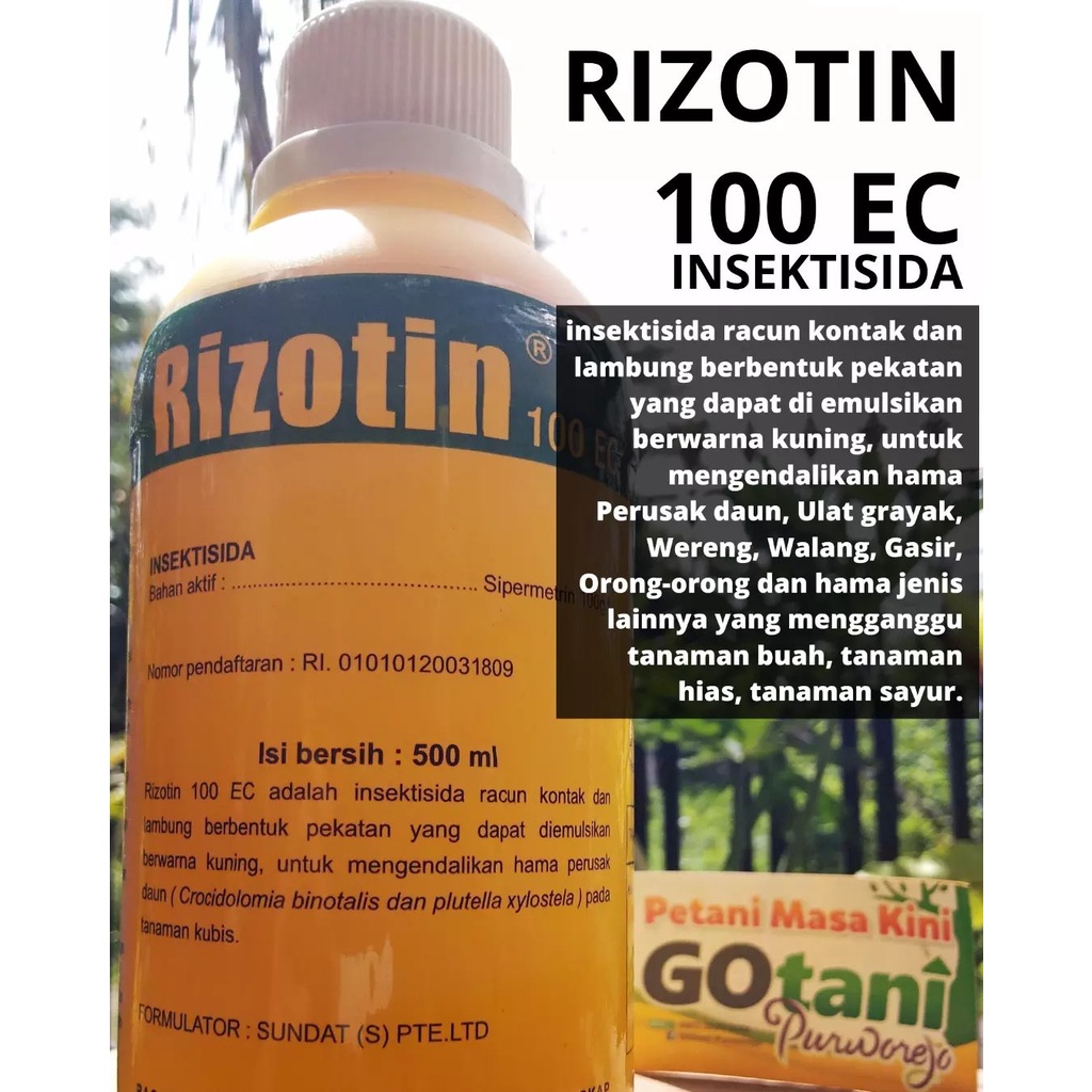 RIZOTIN 100EC INSEKTISIDA TANAMAN BUAH