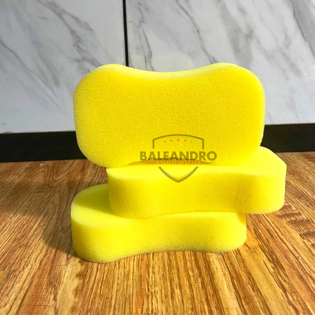 Sponge Wash/Busa Kuning Cuci Motor dan Mobil