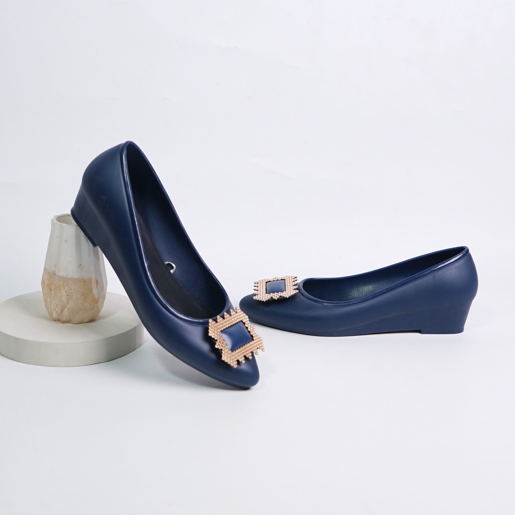 Sara Sara GASHA Sepatu Jelly Wanita sepatu jelly wedges sepatu wedges empuk terbaru