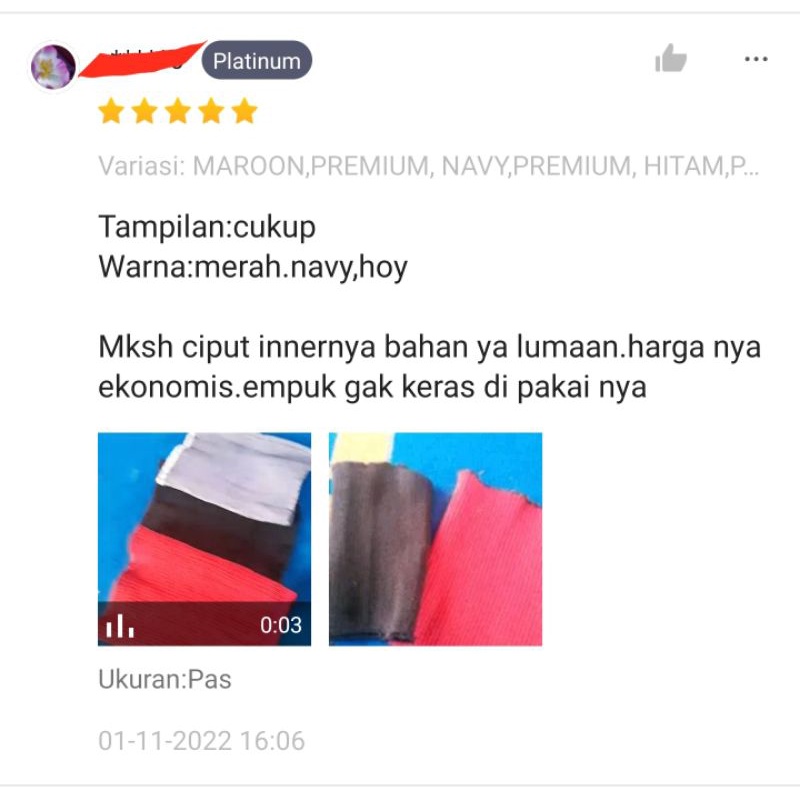 2 WARNA CIPUT RAJUT TERBARU INNER BAHAN TEBAL