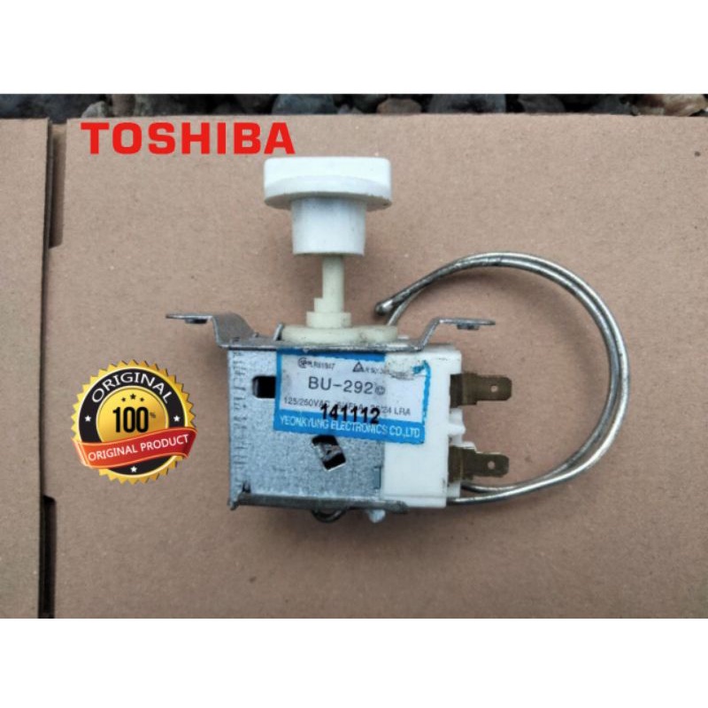 Thermostat - Sensor suhu/ Otomatis Kulkas 1 Pintu TOSHIBA ORIGINAL - BU-292