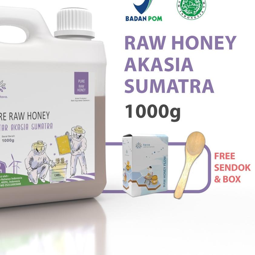 

NEW | BMH|Madu Asli Murni 1kg Tava Grade A Nektar Akasia Sumatra 100% Alami Pure Natural Raw Honey