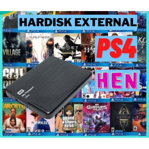 PS4 GAME HDD HEN External Full