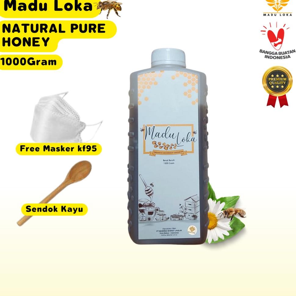 

12.12 Brands Festival Madu Murni Asli - Madu Loka 1kg (Manis) Natural Pure Honey murah