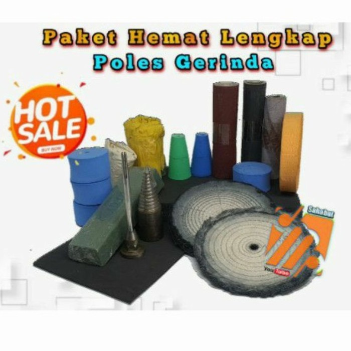 Paket Hemat Poles Gerinda Lengkap