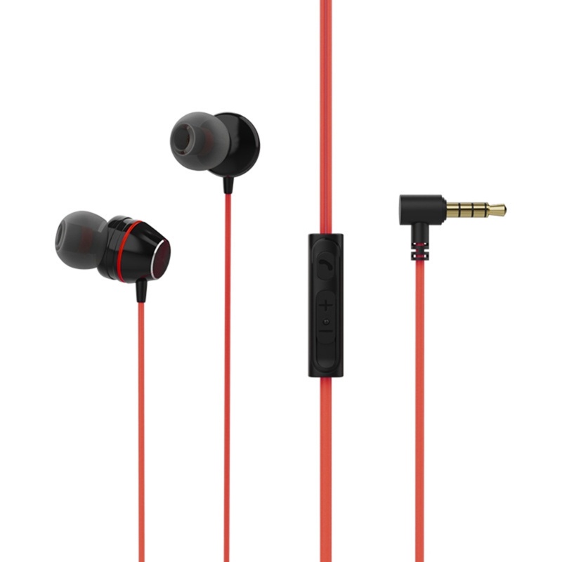 Zzz 3.5mm Earbud Headphone Peredam Kebisingan Dengan Microphone in-Ear Wired 3.5mm Jack Earphone Untuk MP3