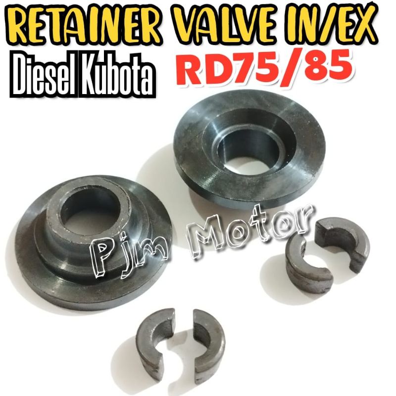 RD75 RD85 Retainer & Cotter Topi Kuku Klep Mesin Diesel Kubota 8,5PK Traktor