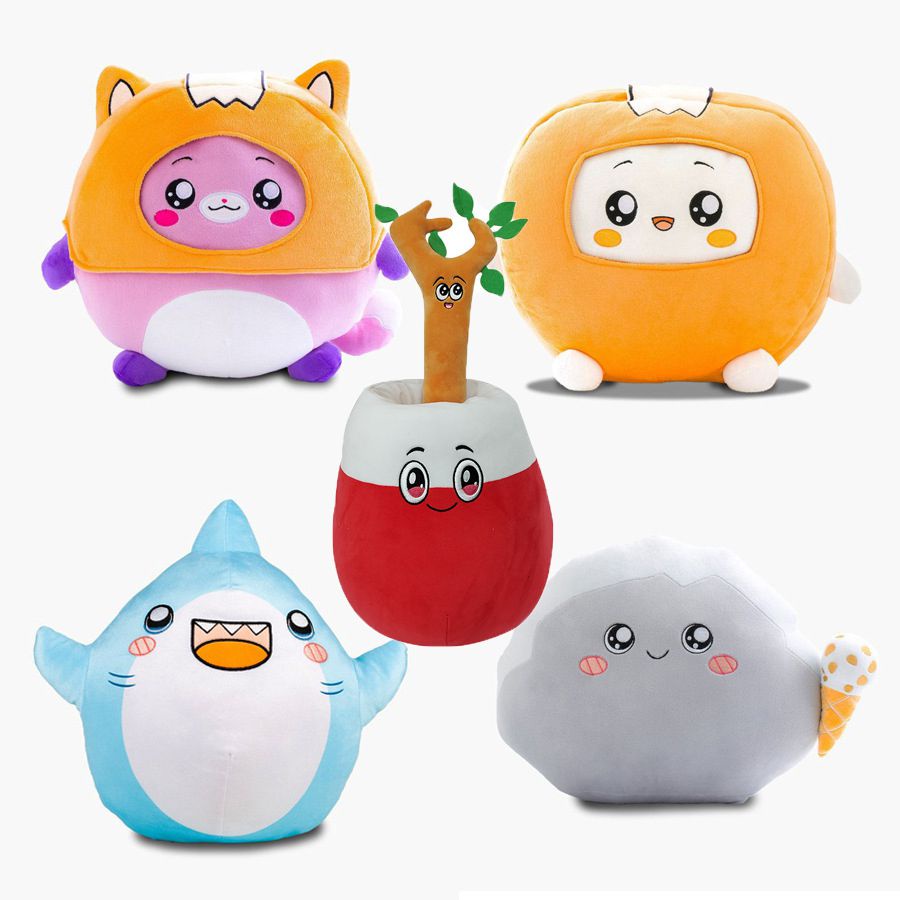 【Ready Stock】Lankybox Plush Soft Cute Stuffed Toy Kid Game Figure Plushie Doll
