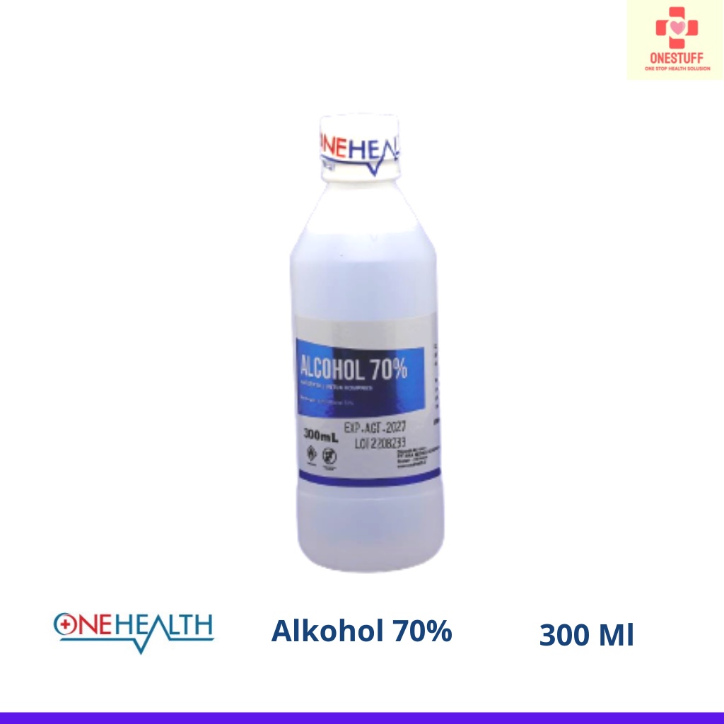 Alkohol 70% 300 ML Onehealth Alkohol 300 ML  Onehealth