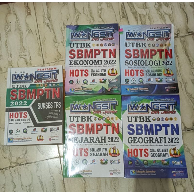 Preloved Buku Bekas Wangsit 2022 Lengkap TPS dan TKA | 95% Kosong