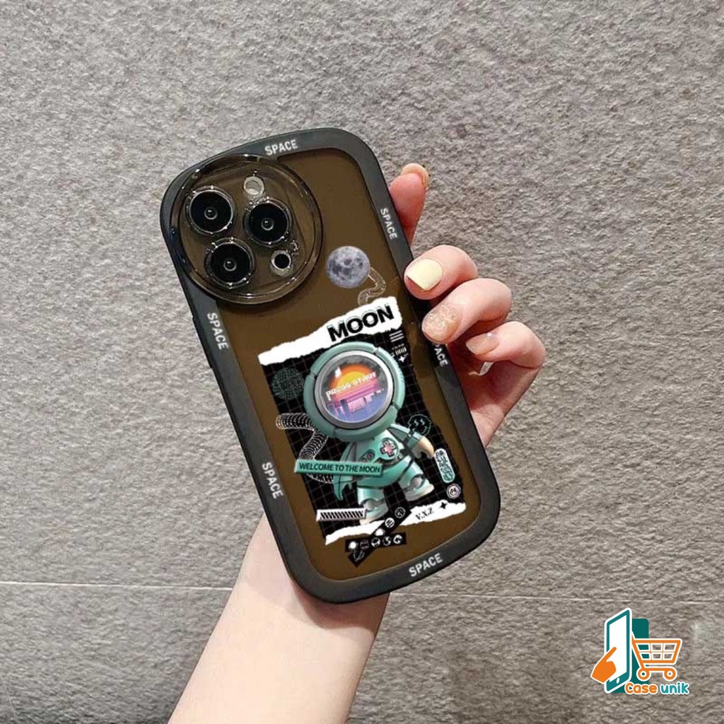 SS135 SOFTCASE MOTIF SPACE MOON FOR OPPO A71 A74 A95 A83 F1S A59 F5 YOUTH F7 PRO F11 PRO RENO 9 5G 9 PRO 5G 4F F17 PRO 5 5F F19 PRO 7 8 8Z 7Z CS5202