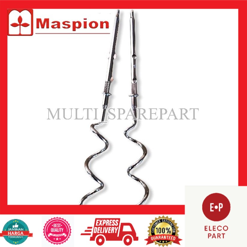 Stick mixer spiral Maspion / dough Hook Mixer Adonan Roti