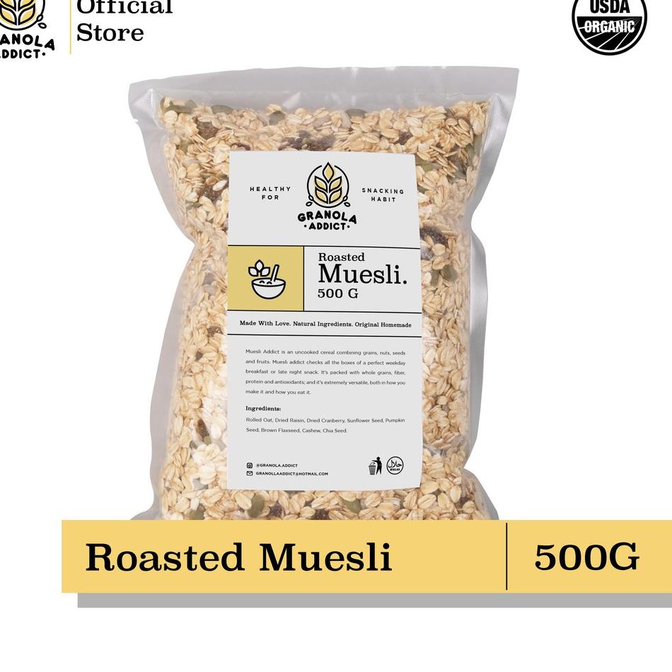 

ids9S3e Granola Addict - Roasted Muesli Fruit & Seed 500G