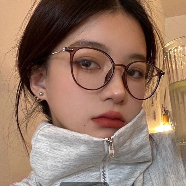 T&amp;Y Kaca Mata Wanita Pria Lensa Transparan 6632 Kacamata Anti Radiasi Frame Sunglasses Fashion Import